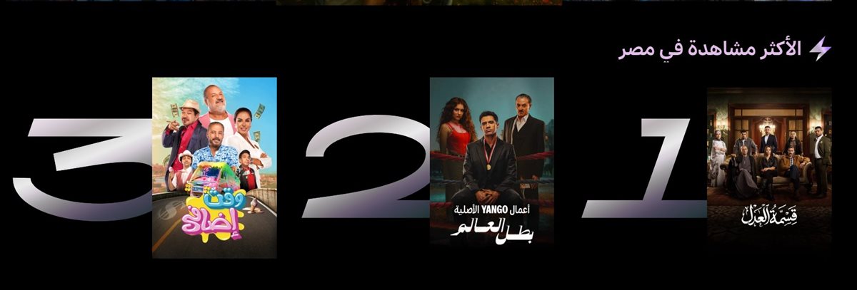 قسمة العدل يتصدر الأكثر مشاهدة على منصة Yango Play