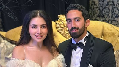 بالصور .. العروسة مي عز الدين تحتفل بعقد قرانها على أحمد تيمور