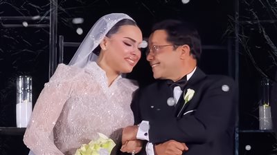 محمد هنيدي يحتفل بزفاف ابنته فريدة على طريقته الخاصة