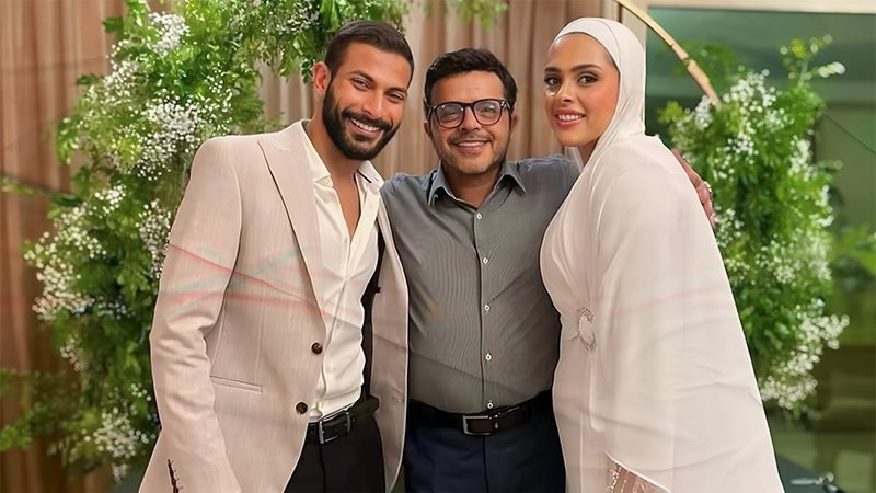 محمد هنيدي مع ابنته