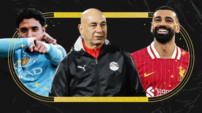 محمد صلاح وحسام حسن وعمر مرموش