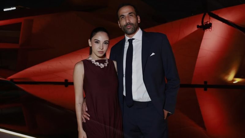 سلمى أبو ضيف وزوجها