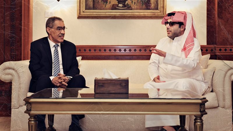 المستشار تركي آل الشيخ وضياء رشوان