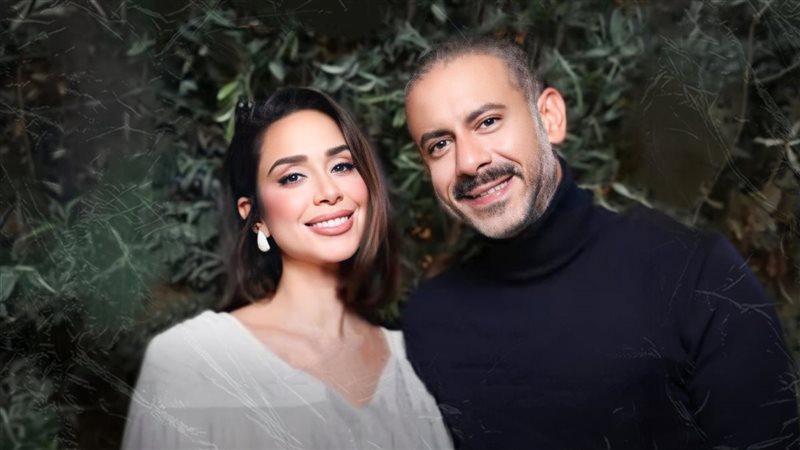 محمد فراج وزوجته