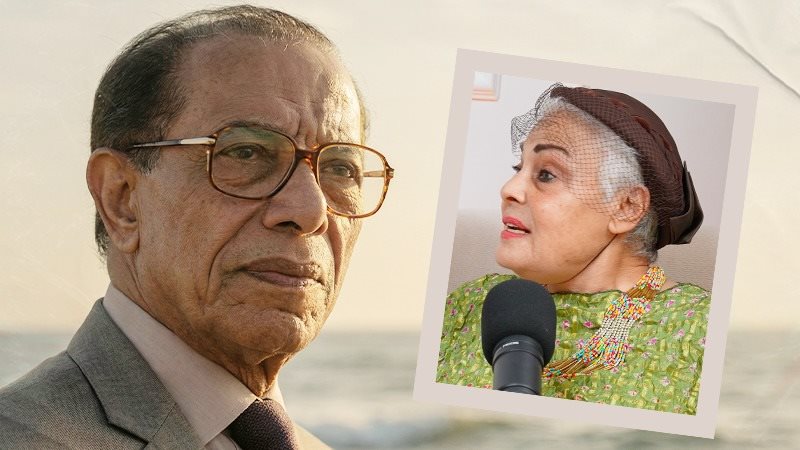 مصطفى محمود وزوجته