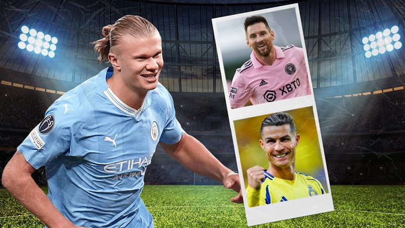 هالاند - ميسي - رونالدو