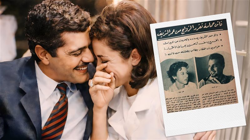 عمر الشريف وفاتن