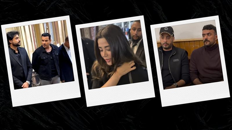 نجوم عزاء والد المؤلف