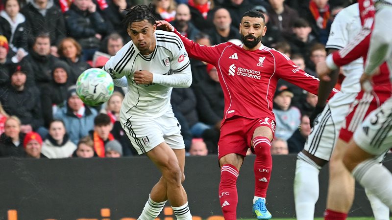 صلاح يسجل أمام فولهام