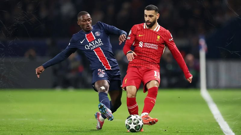 صلاح يقود ليفربول أمام باريس سان جيرمان