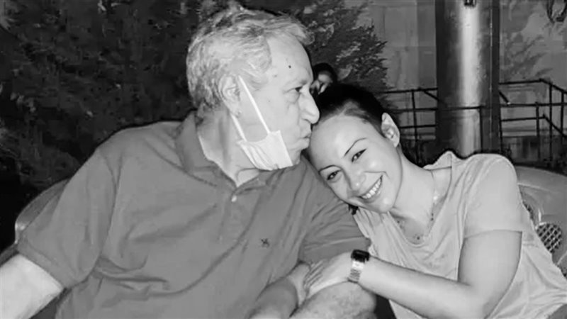 منة شلبي ووالدها