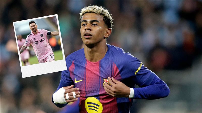 لامين يامال - ميسي