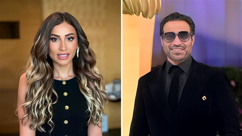 أحمد فهمي ودينا الشربيني