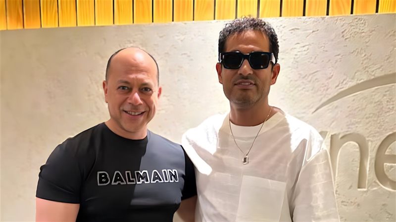 عمرو سعد والمنتج تامر مرسي