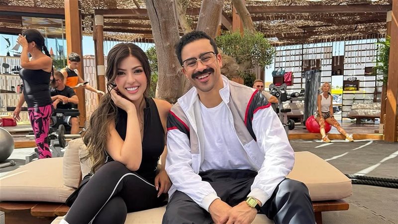 أحمد داود وميرنا جميل
