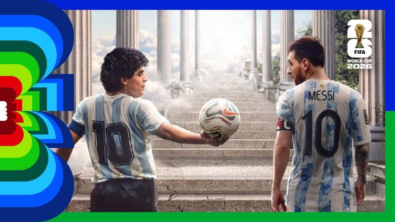 ميسي يتفوق على مارادونا