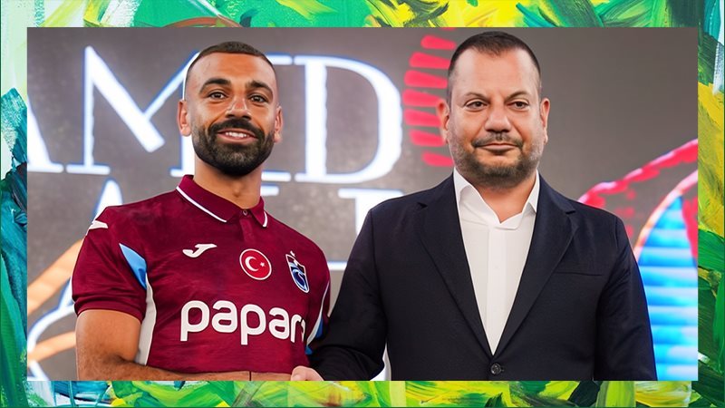 محمد صلاح ورئيس طرابزون