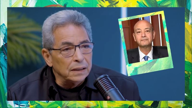 الإعلامي محمود سعد وعمرو أديب