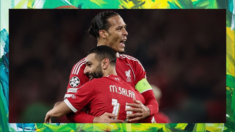 فان دايك ومحمد صلاح
