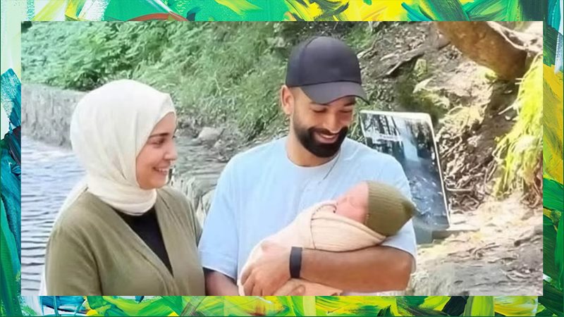 محمد صلاح وزوجته
