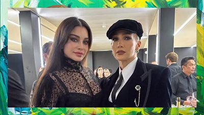 هيفاء وهبي وجينيفر لوبيز تخطفان الأنظار بإطلالتين بالأسود في فعالية Dolce & Gabbana