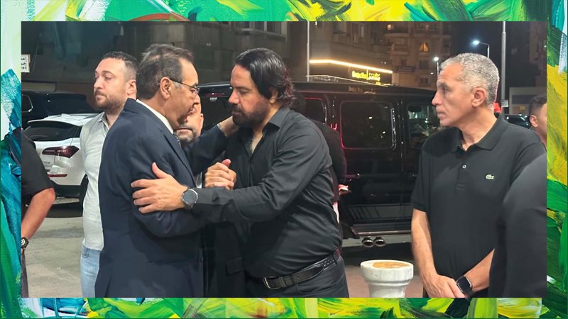 عزاء والدة مدحت عبدالهادي